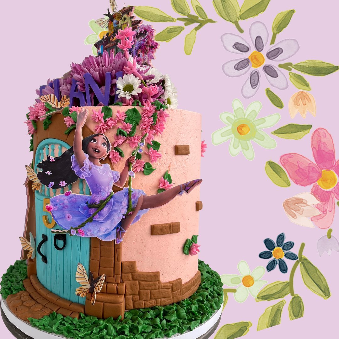 Encanto-themed character birthday cake